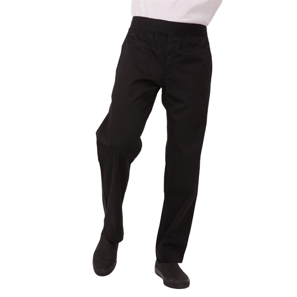 Chef Works Men's Lightweight Slim Trouser Black Chef Works Men's Lightweight Slim Trouser Black