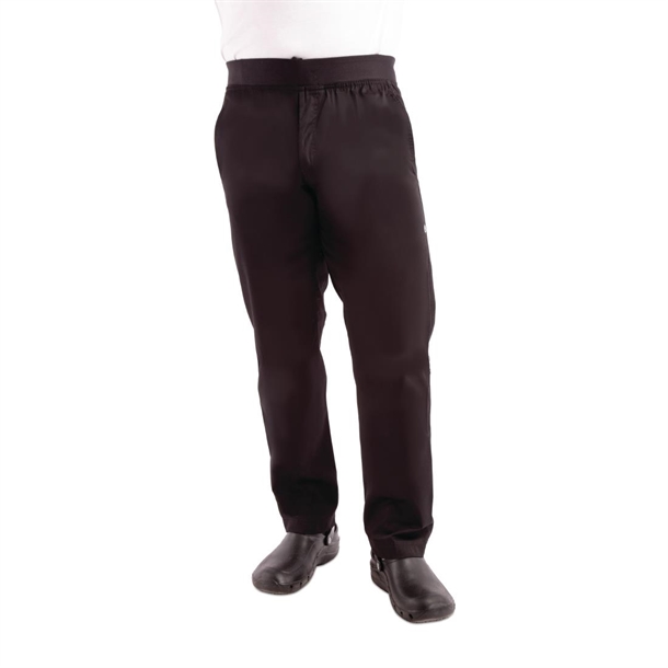 Chef Works Men's Lightweight Slim Trouser Black Chef Works Men's Lightweight Slim Trouser Black