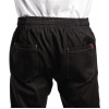 Le Chef Unisex Contemporary Slim Fit ChefPants Black