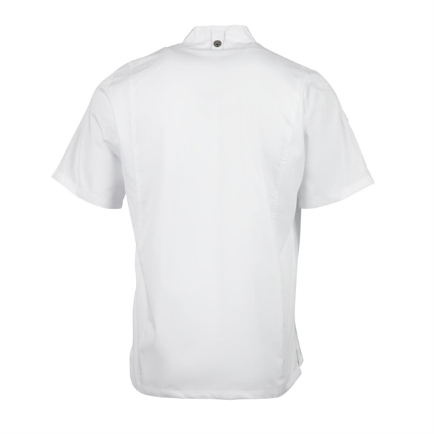 Chef Works Springfield Zipper Mens Chefs Jacket White