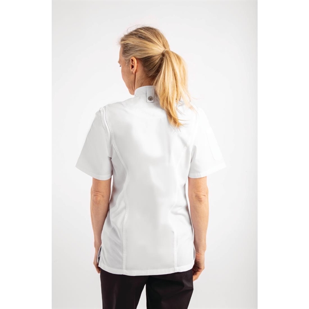 Chef Works Womens Springfield Zip Chefs Jacket White