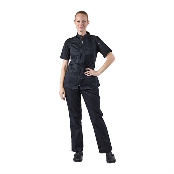 Chef Works Arcadia Women's Chef Jacket Black