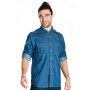 Urbanbar Dexter Men's Denim Shirt Dark Indigo