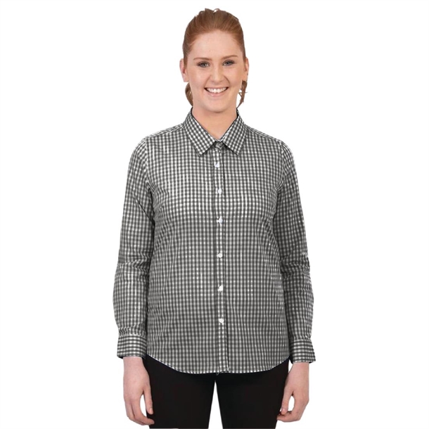 Urbanbar Teddy Women's Gingham Shirt Black Urbanbar Teddy Women's Gingham Shirt Black