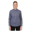 Urbanbar Teddy Women's Gingham Shirt Navy Blue