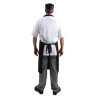 Whites Bib Apron Polycotton Black (5 Pack)