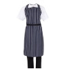 Whites Butchers Stripe Bib Apron Blue/White Whites Butchers Stripe Bib Apron Blue/White