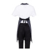 Whites Butchers Stripe Bib Apron Blue/White Whites Butchers Stripe Bib Apron Blue/White