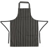 Whites Bib Apron Black/White Butchers Stripe Whites Bib Apron Black/White Butchers Stripe