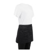 Whites Waist Apron Polycotton Black Whites Waist Apron Polycotton Black