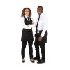 Whites Waist Apron Polycotton Black Whites Waist Apron Polycotton Black