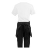 Whites Waist Apron Polycotton Black Whites Waist Apron Polycotton Black