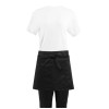 Whites Waist Apron Polycotton Black Whites Waist Apron Polycotton Black