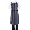 Whites Butchers Stripe Bib Apron Blue/White (5 Pack)