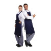Whites Bib Apron Polycotton Navy Blue Whites Bib Apron Polycotton Navy Blue