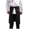 Whites Bistro Apron Polycotton Black Whites Bistro Apron Polycotton Black