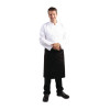 Whites Bistro Apron Polycotton Black Whites Bistro Apron Polycotton Black