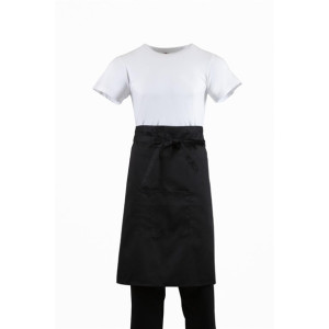 Whites Bistro Apron Polycotton Black