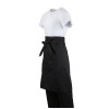 Whites Bistro Apron Polycotton Black Whites Bistro Apron Polycotton Black
