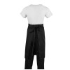 Whites Bistro Apron Polycotton Black Whites Bistro Apron Polycotton Black