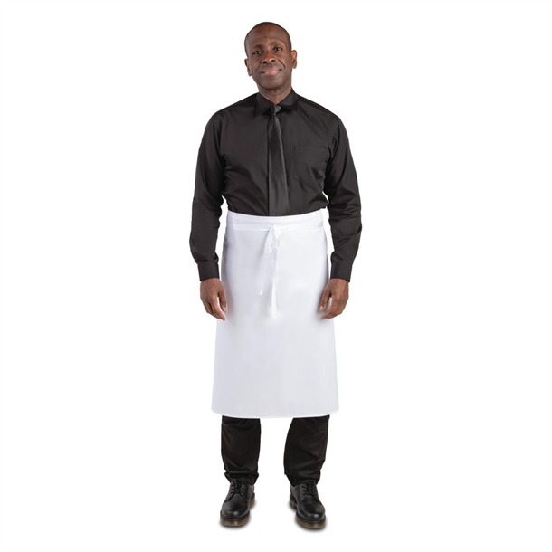 Whites Bistro Apron Polycotton White Whites Bistro Apron Polycotton White