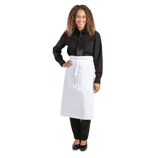 Whites Bistro Apron Polycotton White Whites Bistro Apron Polycotton White