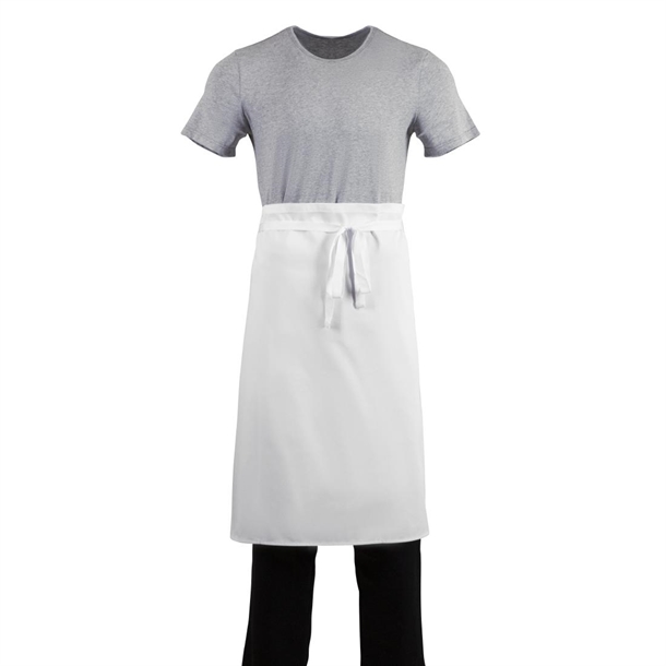 Whites Bistro Apron Polycotton White Whites Bistro Apron Polycotton White