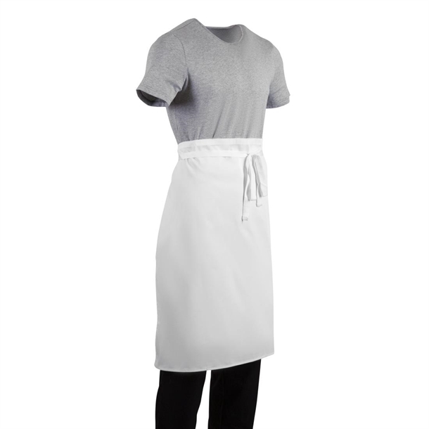 Whites Bistro Apron Polycotton White Whites Bistro Apron Polycotton White