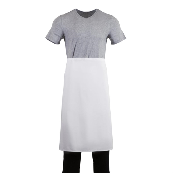 Whites Bistro Apron Polycotton White Whites Bistro Apron Polycotton White