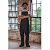 Southside Linen Blend Bib Apron Black