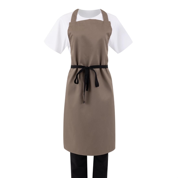 Whites Bib Apron Polycotton Tan Whites Bib Apron Polycotton Tan