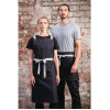 Southside Waist Apron Denim Black with Grey Ties Southside Waist Apron Denim Black with Grey Ties