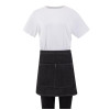 Southside Waist Apron Denim Black with Grey Ties Southside Waist Apron Denim Black with Grey Ties
