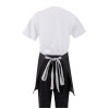 Southside Waist Apron Denim Black with Grey Ties Southside Waist Apron Denim Black with Grey Ties