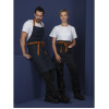 Southside Bib Apron Denim Blue with Tan Ties