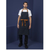 Southside Bib Apron Denim Blue with Tan Ties