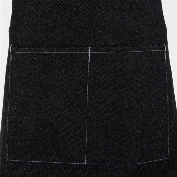 Southside Waist Apron Denim Black with Grey Ties Southside Waist Apron Denim Black with Grey Ties