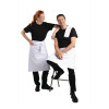 Whites Bistro Apron Polycotton White with Pocket