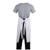 Whites Bistro Apron Polycotton White with Pocket