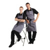 Whites Polycotton Bib Apron Charcoal Whites Polycotton Bib Apron Charcoal