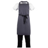 Whites Polycotton Bib Apron Charcoal Whites Polycotton Bib Apron Charcoal