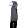 Whites Polycotton Bib Apron Charcoal Whites Polycotton Bib Apron Charcoal