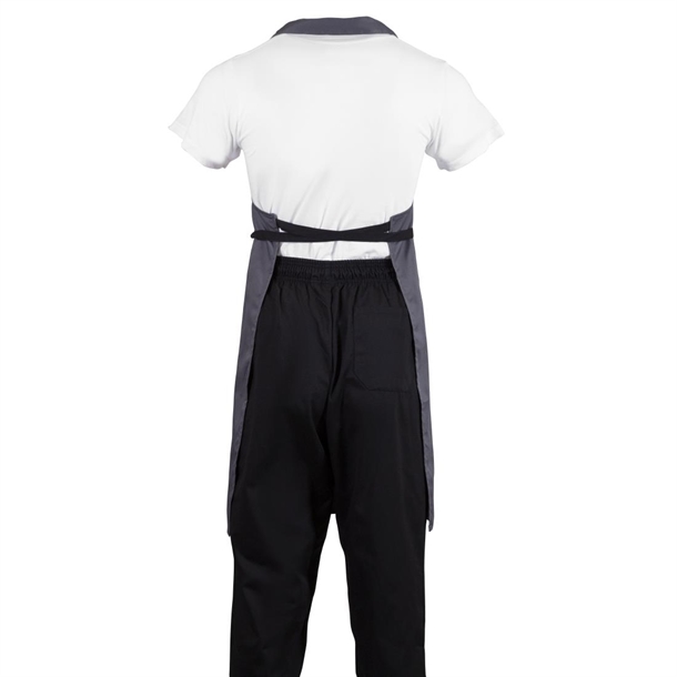 Whites Polycotton Bib Apron Charcoal Whites Polycotton Bib Apron Charcoal