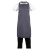 Whites Polycotton Bib Apron Charcoal Whites Polycotton Bib Apron Charcoal