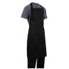 Whites Bib Apron Polycotton Black XL Whites Bib Apron Polycotton Black XL