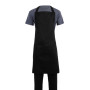 Whites Bib Apron Polycotton Black XL