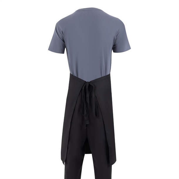 Whites Bistro Apron Polycotton Black with Pocket Whites Bistro Apron Polycotton Black with Pocket