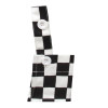 Whites Childrens Bib Apron Big Black and White Check Whites Childrens Bib Apron Big Black and White Check