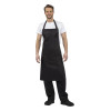 Whites Bib Apron Polycotton Black XL Whites Bib Apron Polycotton Black XL