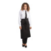 Whites Bistro Apron Polycotton Black with Pocket Whites Bistro Apron Polycotton Black with Pocket